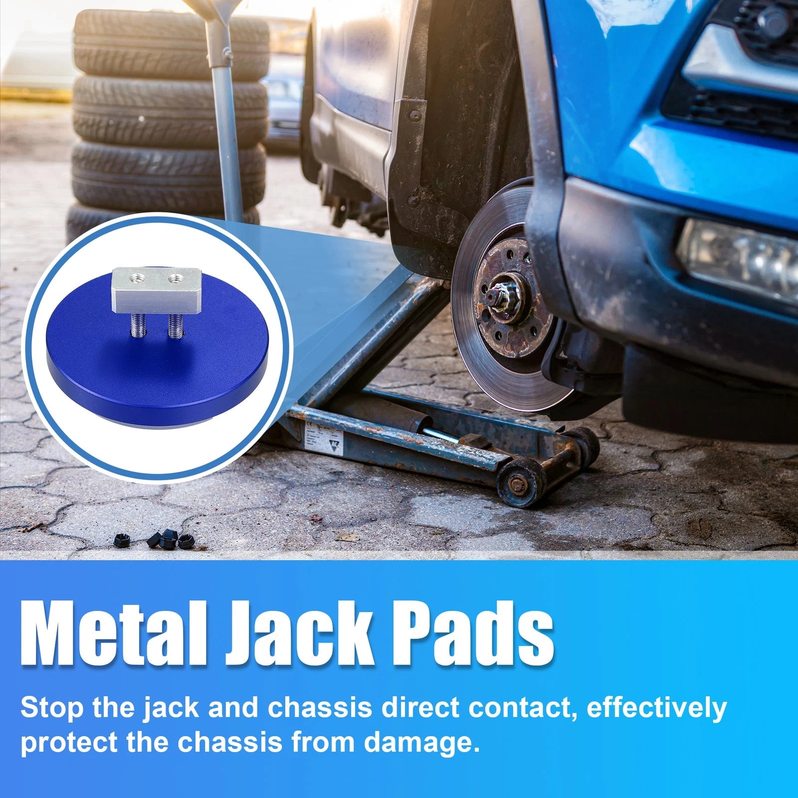 4 Pcs Jack Pad Replacement for Chevrolet Corvette C5 (1997–2004)