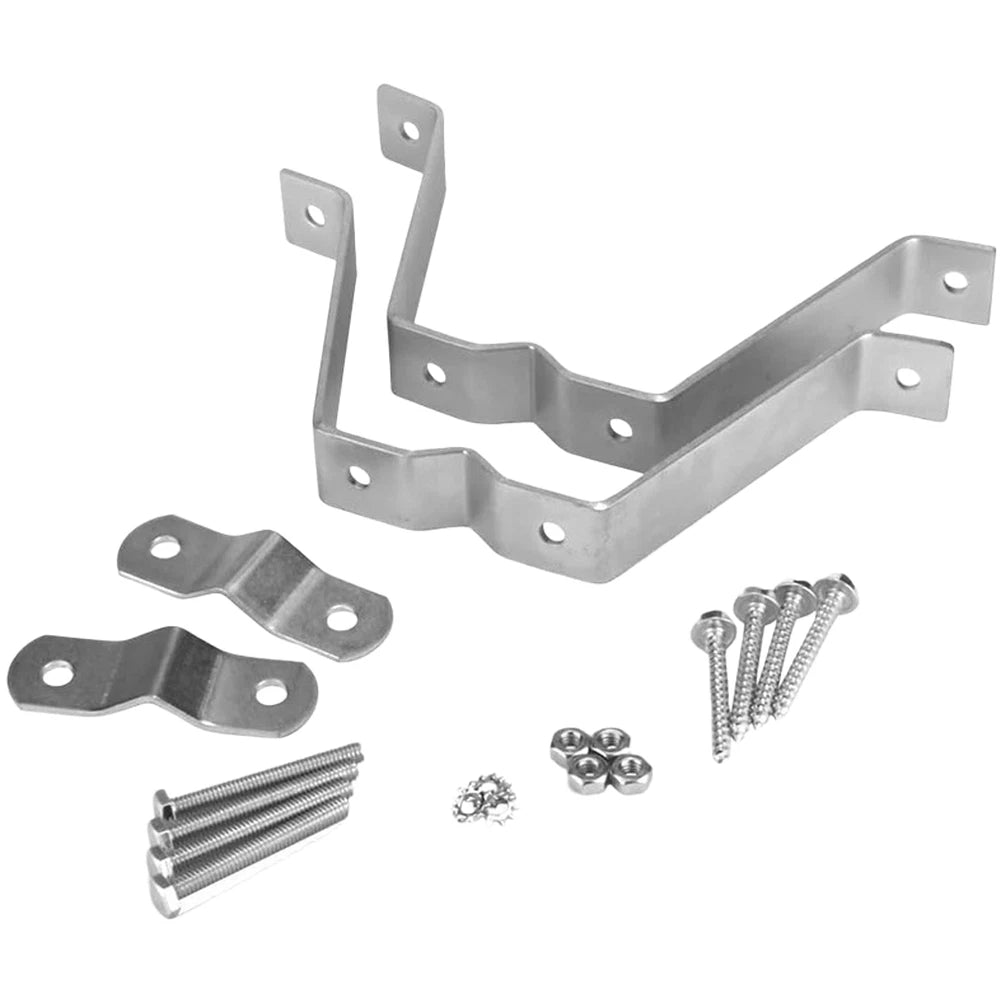 Antenna Mounting Bracket for Wall Pole Chimney (Carbon Steel, Silver)