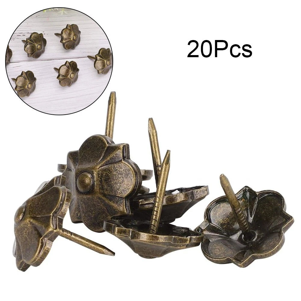 20pcs Upholstery Nails for Crafts & Furniture (20mm x 22mm)