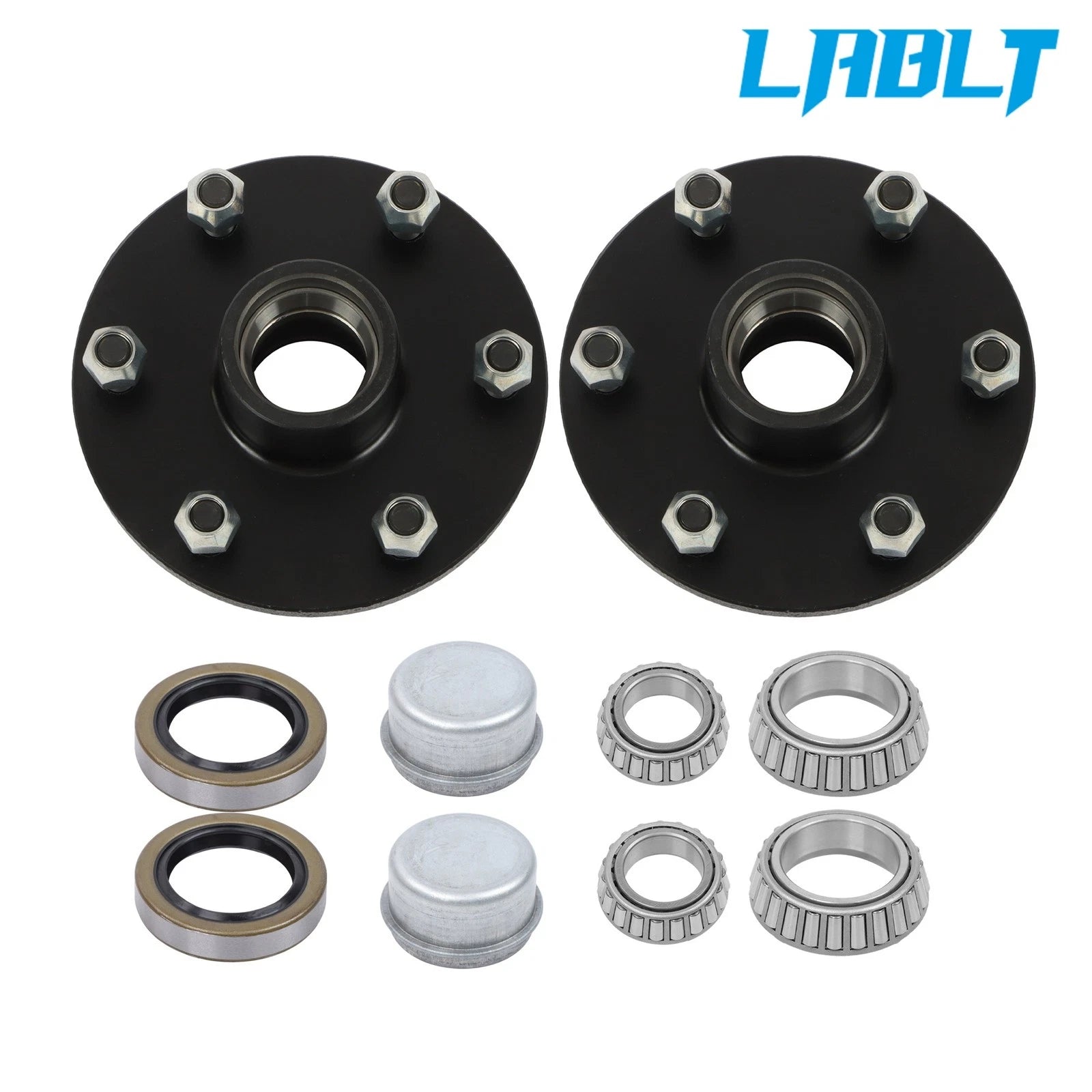 2 Idler Hubs for 3500lb Axle Trailer (6 x 5.5 Bolt Pattern) #84 Spindle