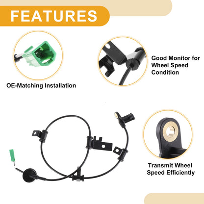 ABS Wheel Speed Sensor No. 9L8Z2C191A for Ford Escape (2001–2007) Rear Left