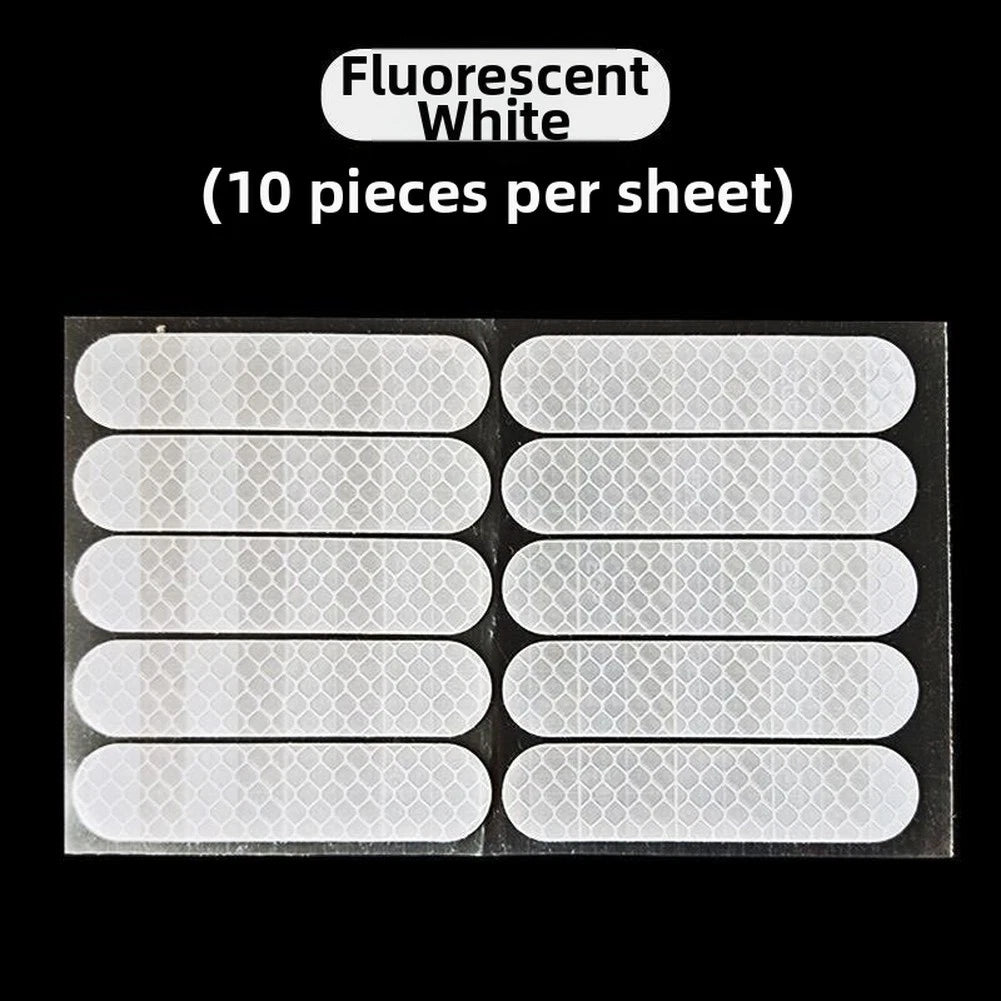 Low Profile Reflective Stickers for Helmets
