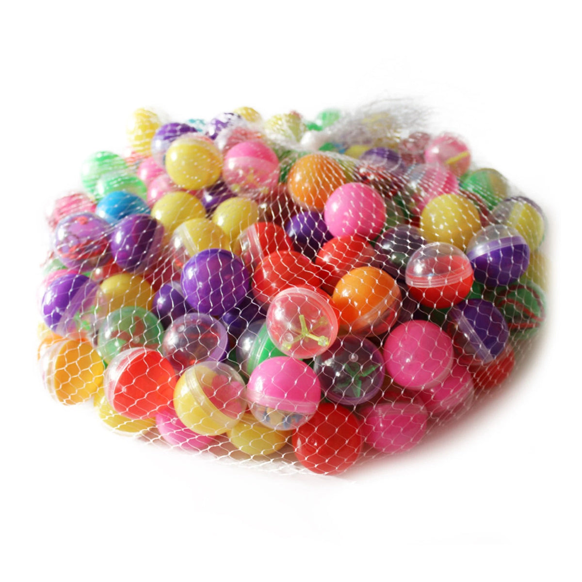 100Pcs Clear Plastic Capsule Toys for Vending Machines