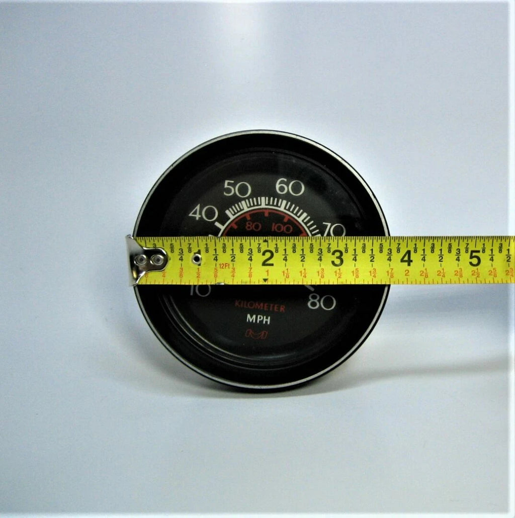 Medallion 3-3/4" Black Face Speedometer for Outboard (Gauge Only)