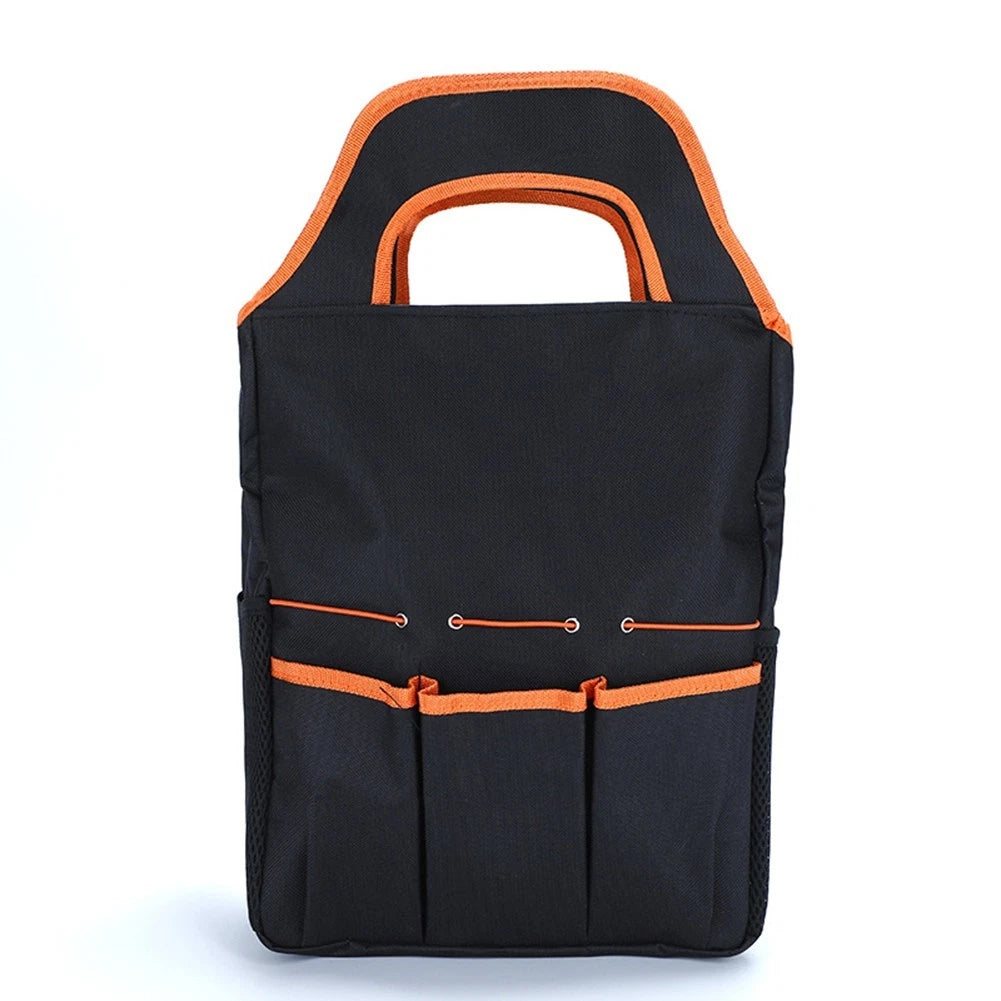 Garden Tool Carrier Bag with Comfortable Handle and Multiple Compartments
