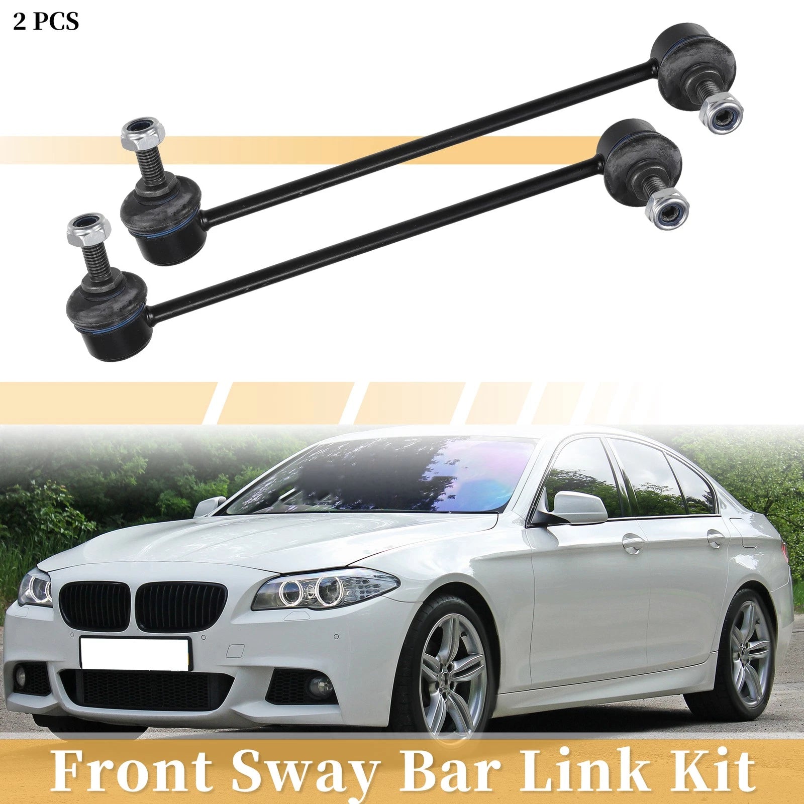 2pcs Front Stabiliser Sway Bar Link Replacement for BMW 525i (2001–2003)