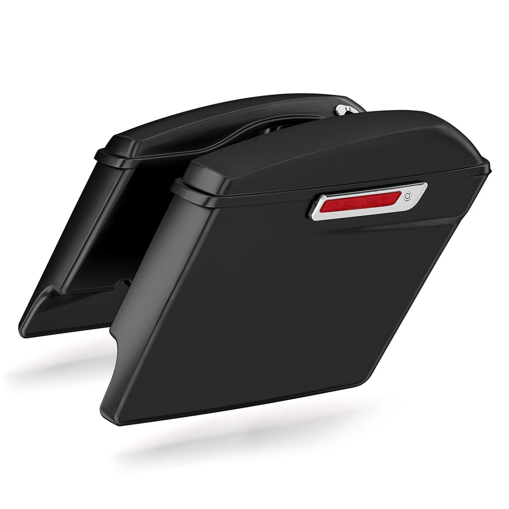 Matte 5" Extended Saddlebags Conversion Bracket for Harley Softail (1986–2017)