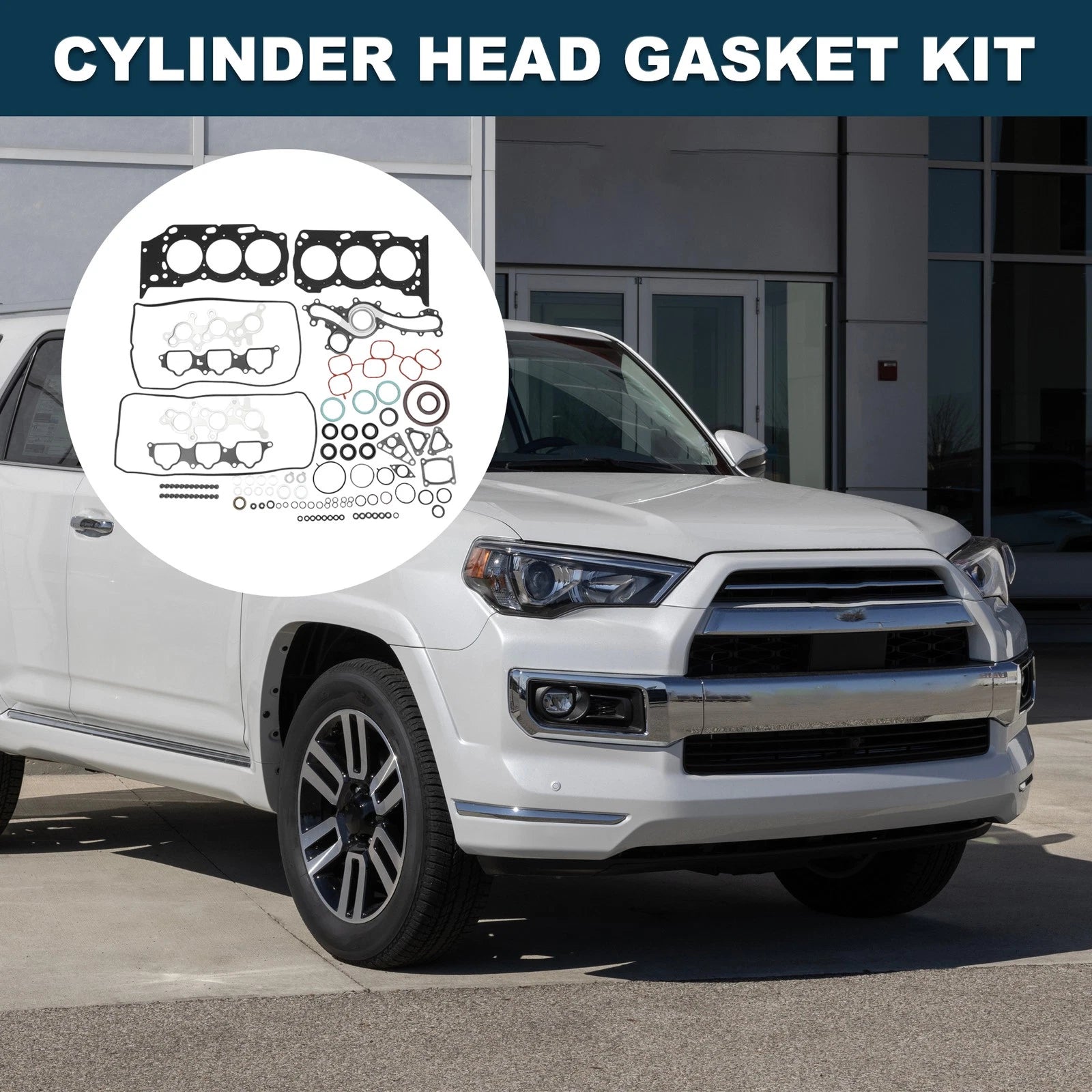 Cylinder Head Gasket Kit Replacement for Toyota 1GR GRJ150 (2009–2020)