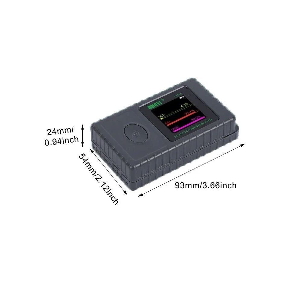 Solar Transmittance Meter for Window Films (UV & Visible Light Testing)