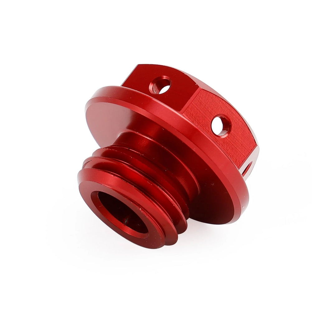 Billet Oil Filler Cap Red M20x2.5 for Honda Grom 125 (2014–2022), Monkey Z 125 (2018–2022)