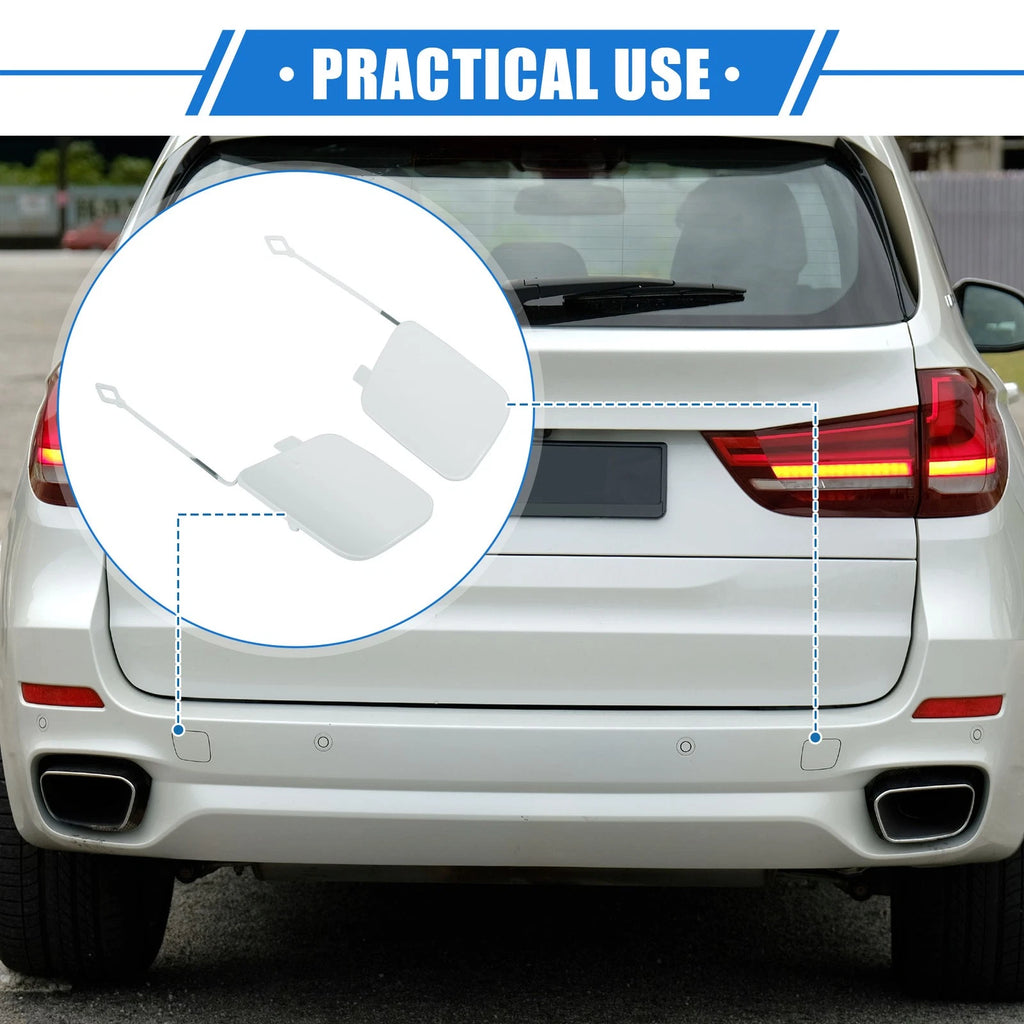 Rear Car Tow Hook Eye Hole Cover Cap Replacement for BMW X5 (2016–2018)