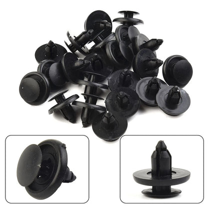 30 x 7mm Hole Plastic Rivets Fastener Pin Clips for Car Auto Fender♡