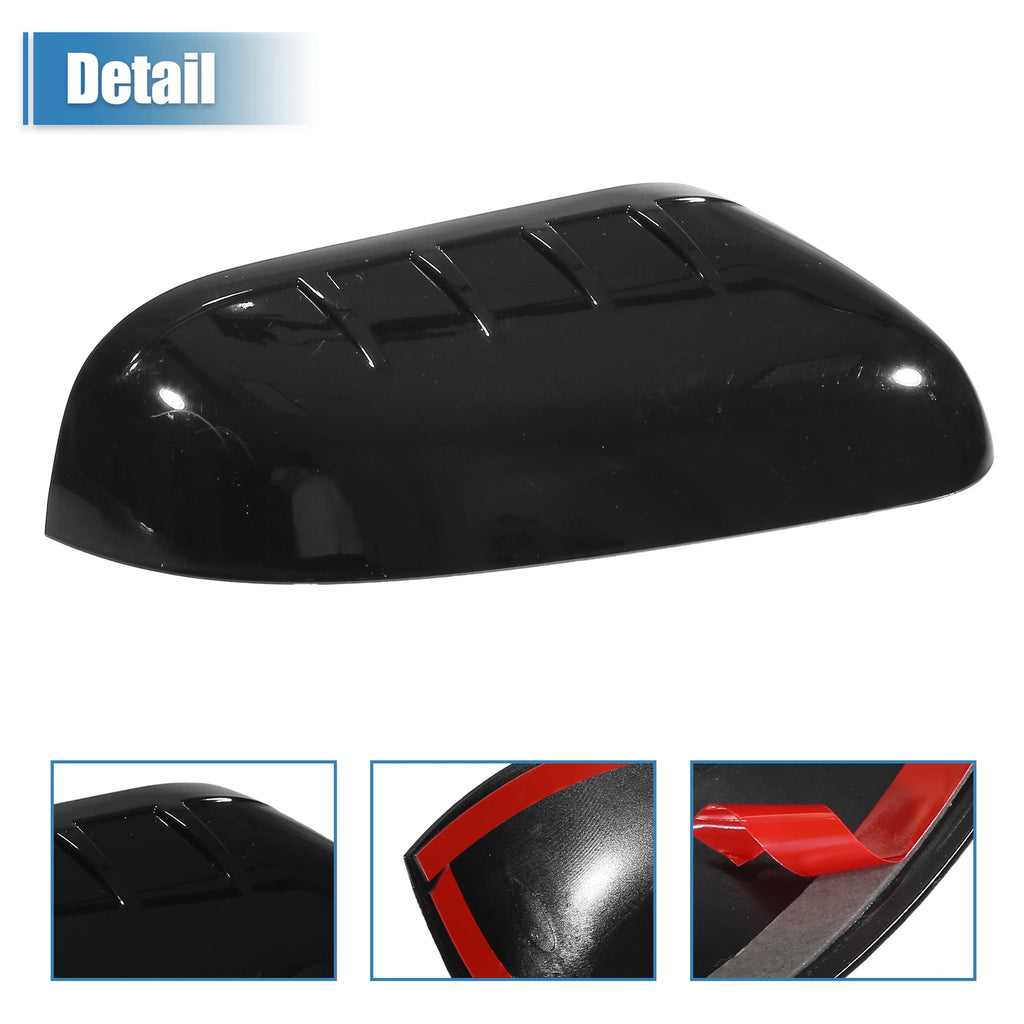 1 Pair Gloss Black Top Half Mirror Covers for Ford Explorer (2011–2015)
