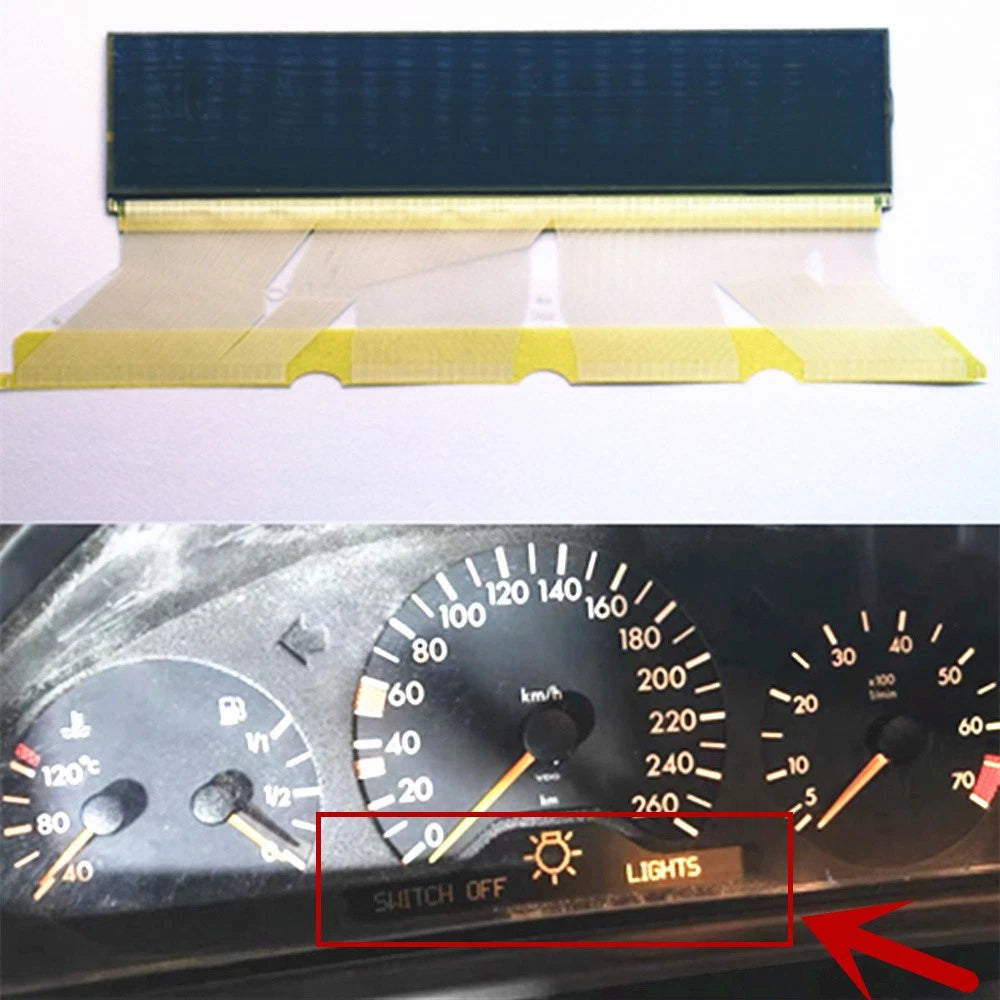 LCD Display For Mercedes CLK A208 C208 E-Class W210 S210 G-Class W463 Instrument