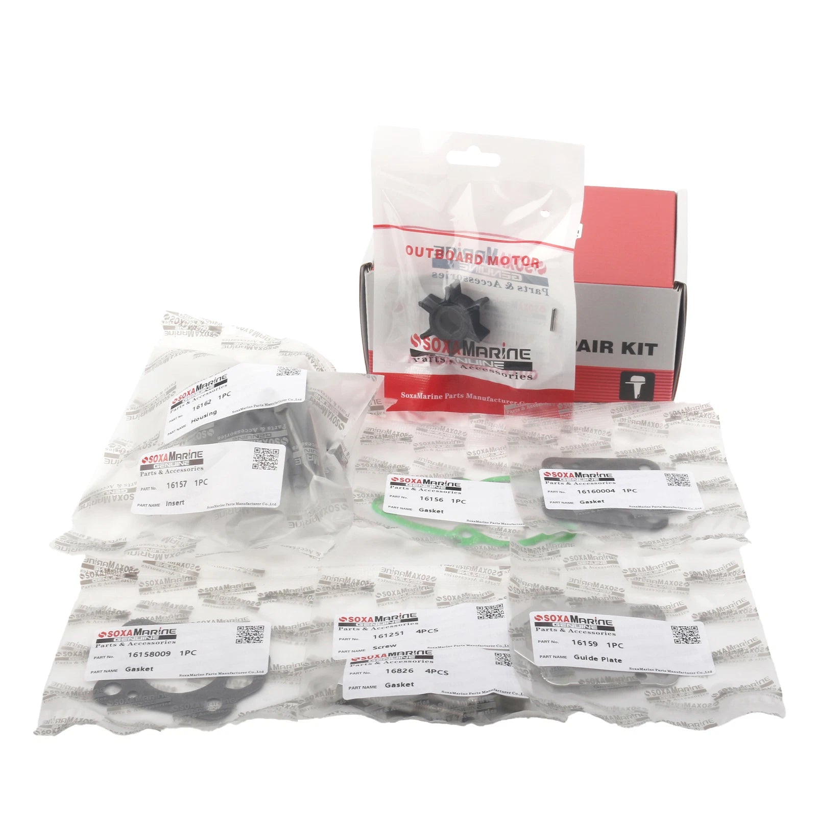 Water Pump Rebuild Service Kit for Mercury Mariner Outboard (8M0155395)
