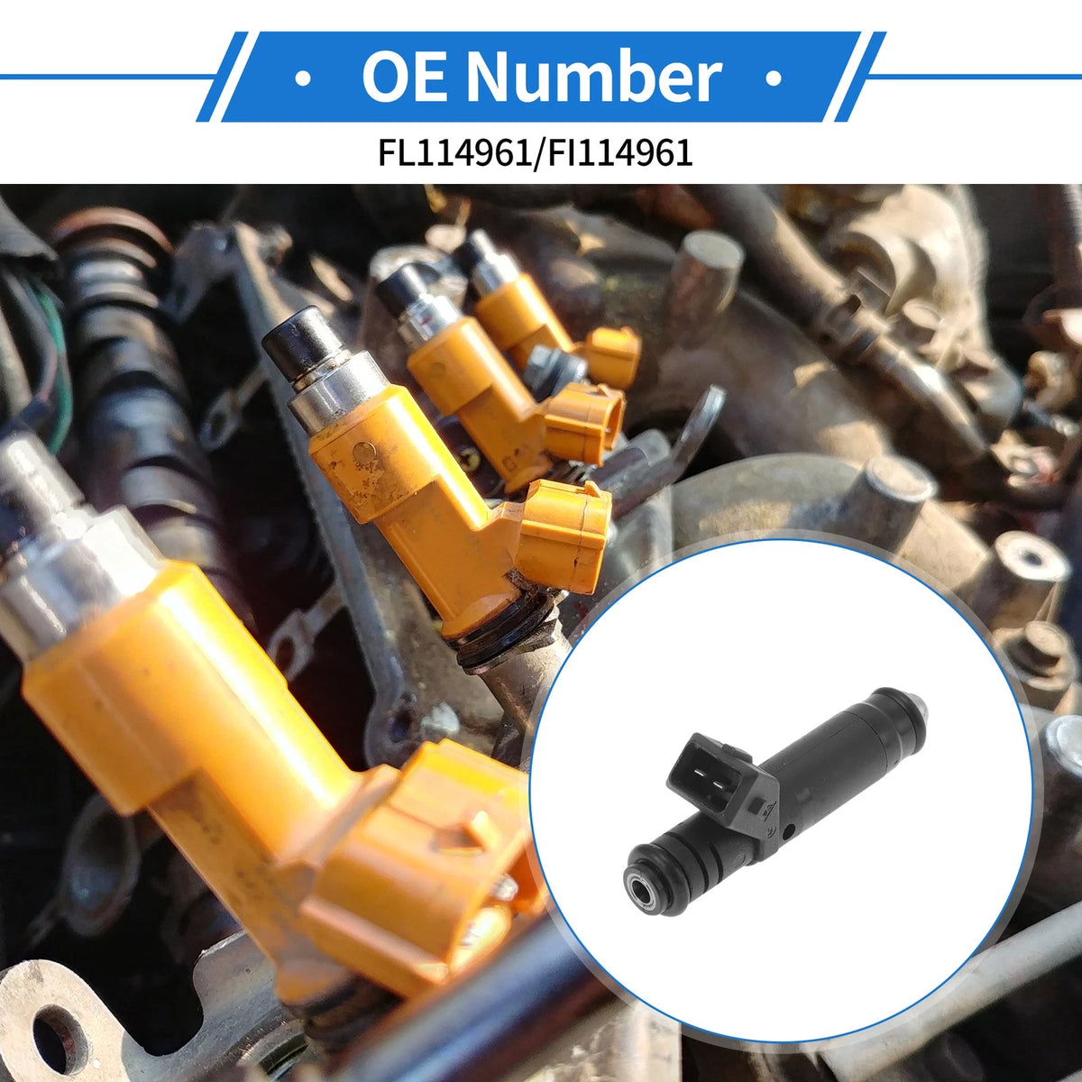 Fuel Injector for Ford Focus (2000–2012) No.FL114961/FI 114961