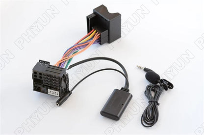 Bluetooth AUX Audio Cable Adapter+MIC for Citroen C2 C3 C4 C5 C6 C8 RD4 Radio CD