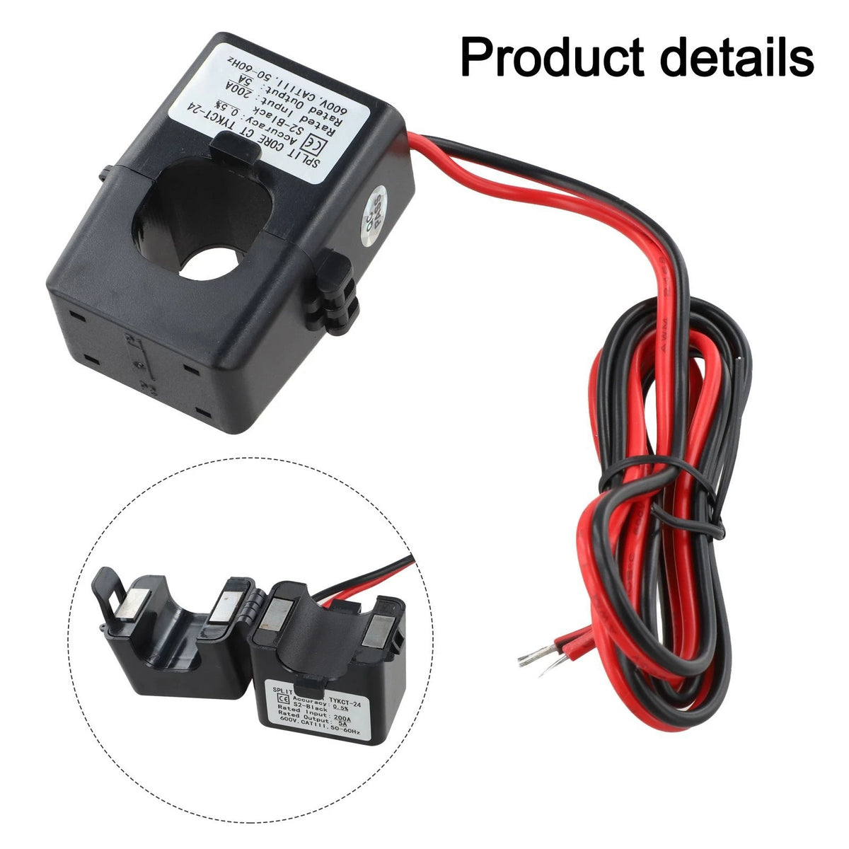 Current Transformer KCT24 50A400A Split Core for Quick Installation