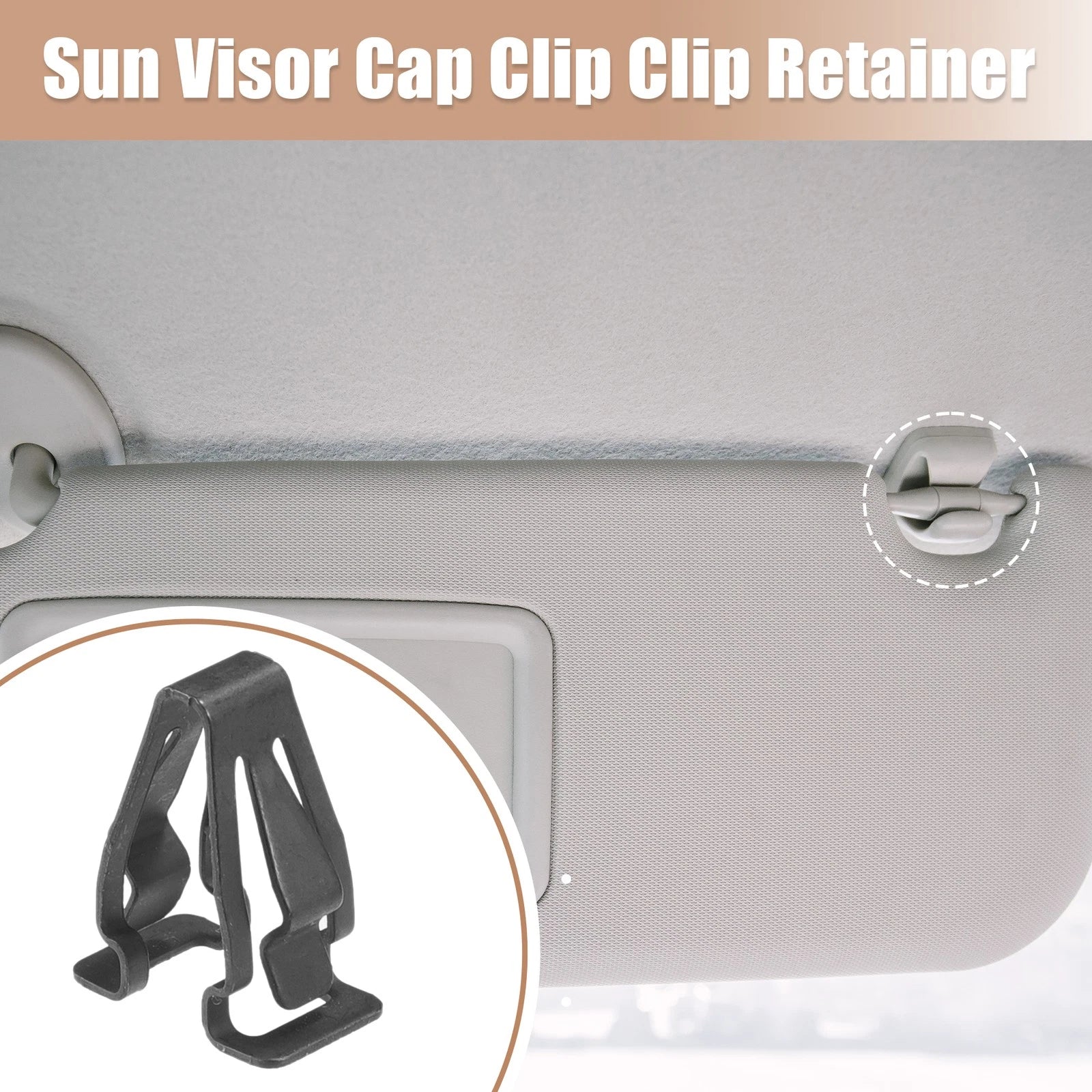 Sun Visor Clip Retainer Set for Ford Edge (2007–2014)