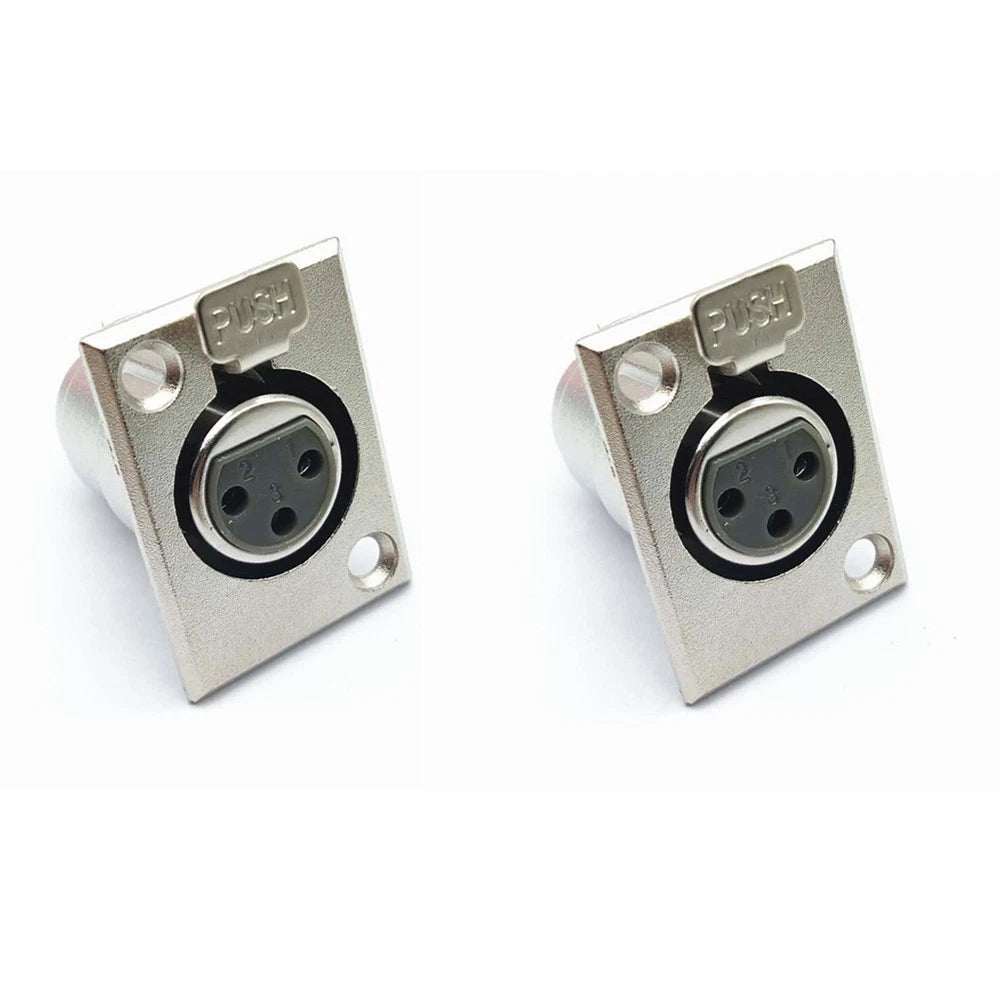 XLR Audio Chassis Panel Connector for Automotive Applications