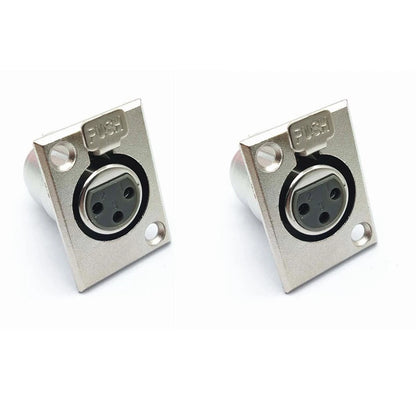 XLR Audio Chassis Panel Connector for Automotive Applications