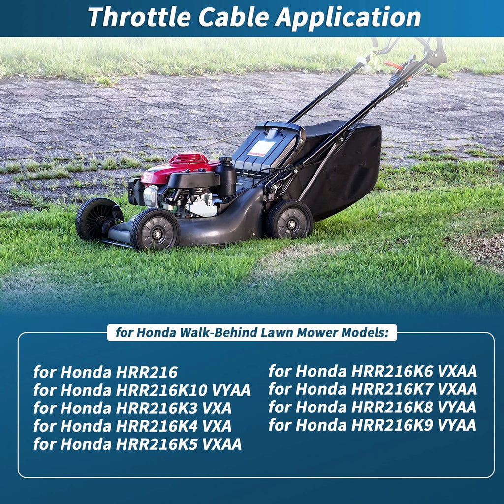 Throttle Cable Replacement for Honda HRR216 (2005–2015)