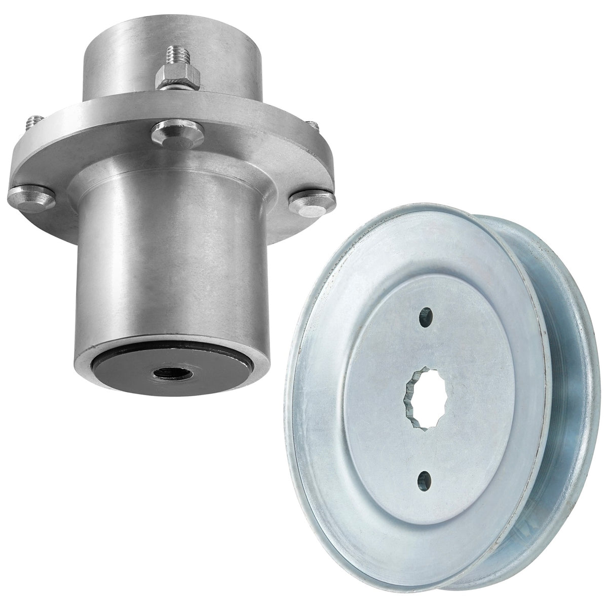 Deck Spindle with Pulley Replacement for Hustler FasTrak SDX (2011–2016)