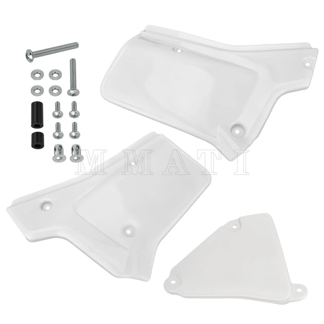 White Side Panel Covers for Honda XR250R XR200R (1984–2002)
