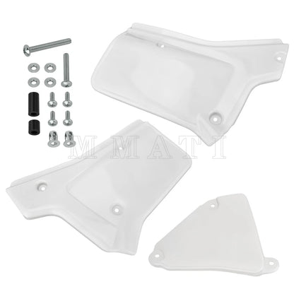 White Side Panel Covers for Honda XR250R XR200R (1984–2002)