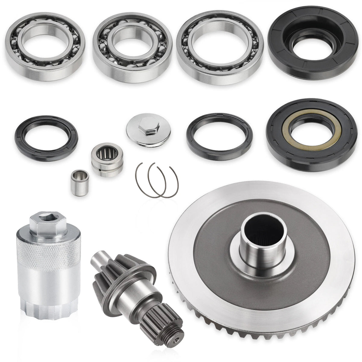 Rear Diff Ring Pinion Gear Bearings for Honda Rancher TRX350FE/FM/TE/TM (2000–2006)