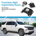 Engine Motor Trans Mount Set for Ford Explorer 2.0L 2.3L (2012–2019)