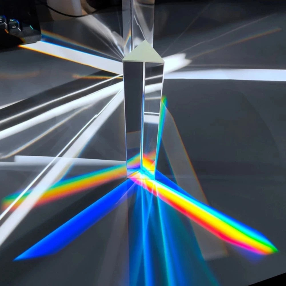 2 Inch K9 Glass Triangle for Learning and Fun