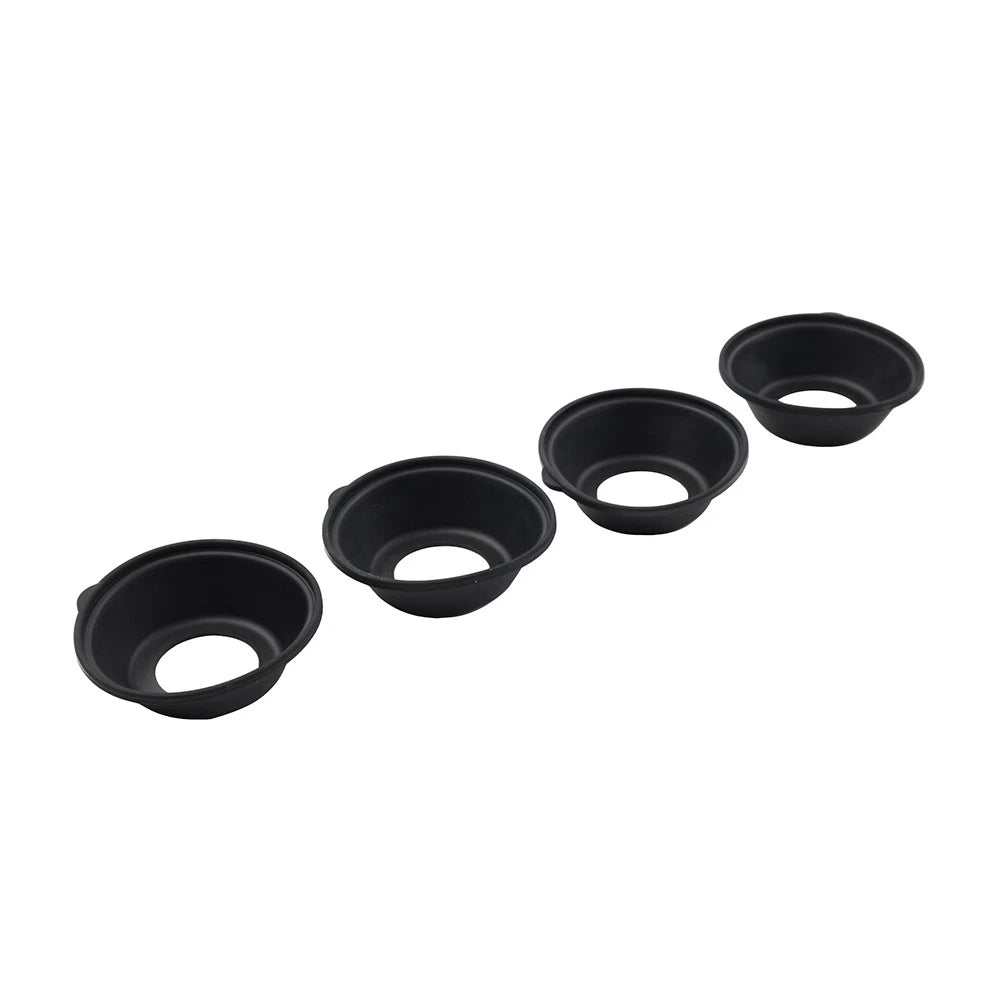 4Pcs Rubber Membrane Carburetor Plunger Vacuum Diaphragms For Suzuki GS200 GN200