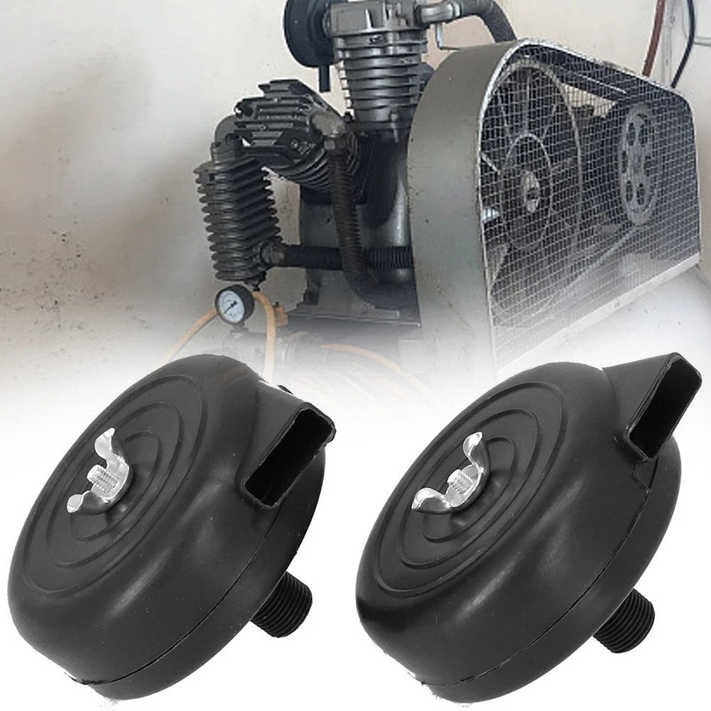 2X Air Compressor Intake Filter Silencer Muffler Accessory Plastic