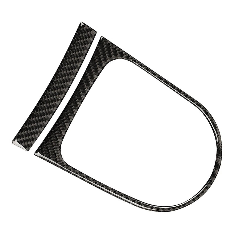 Carbon Fiber Interior Gear Shift Panel Cover Trim for Ford Mustang (2015–2019)