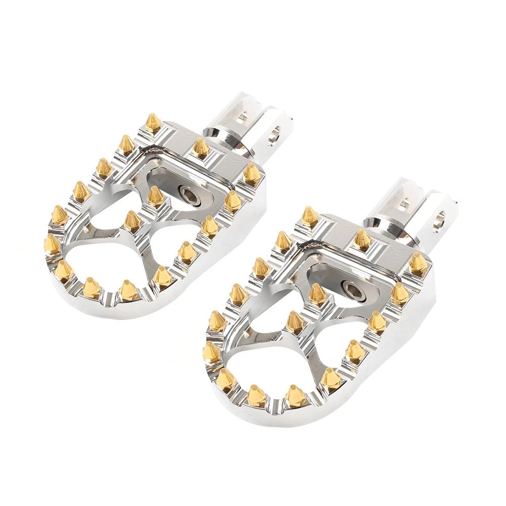 MX Style Foot Pegs for Harley Softail (2018–2023) Chrome