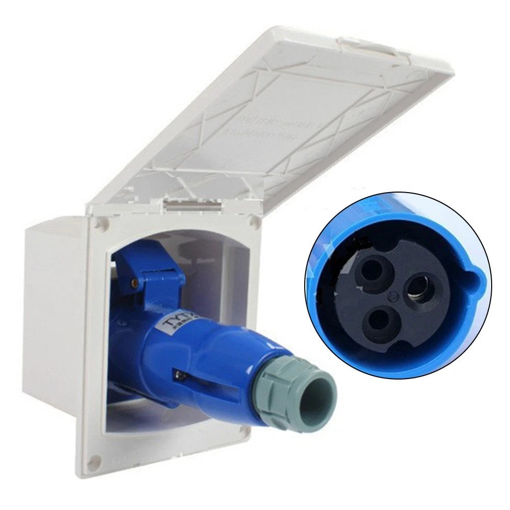 Power Inlet Socket for Marine Camper (220V 240V, 16A)