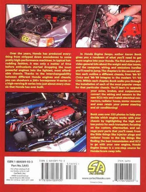 Engine Swaps Guide for Honda Civic, Accord & Integra (Performance Upgrades)