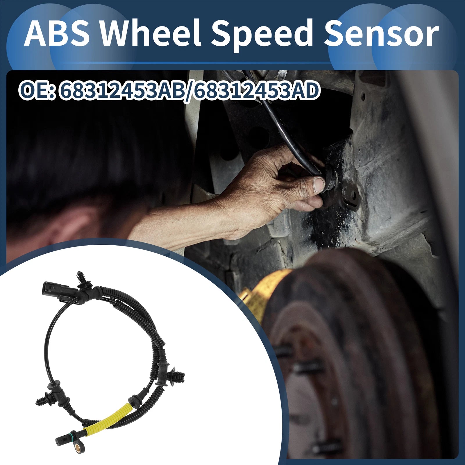 ABS Wheel Speed Sensor No. 68312453AC for Chrysler Pacifica (2018–2019)