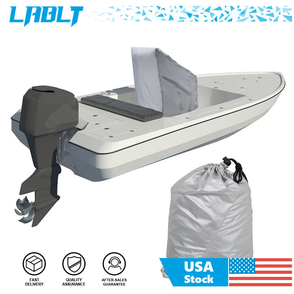 Center Console Cover for Boat (Grey, Waterproof, 4 Sizes)