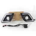 LED DRL Daytime Running Light with Turn Signal Fog Lamp for Toyota Hilux (2015–2017)