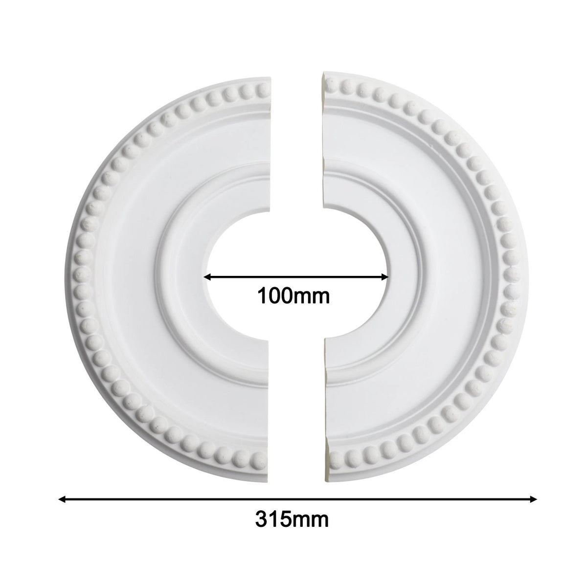 Round Split Decorative Medallion for Chandeliers and Fans