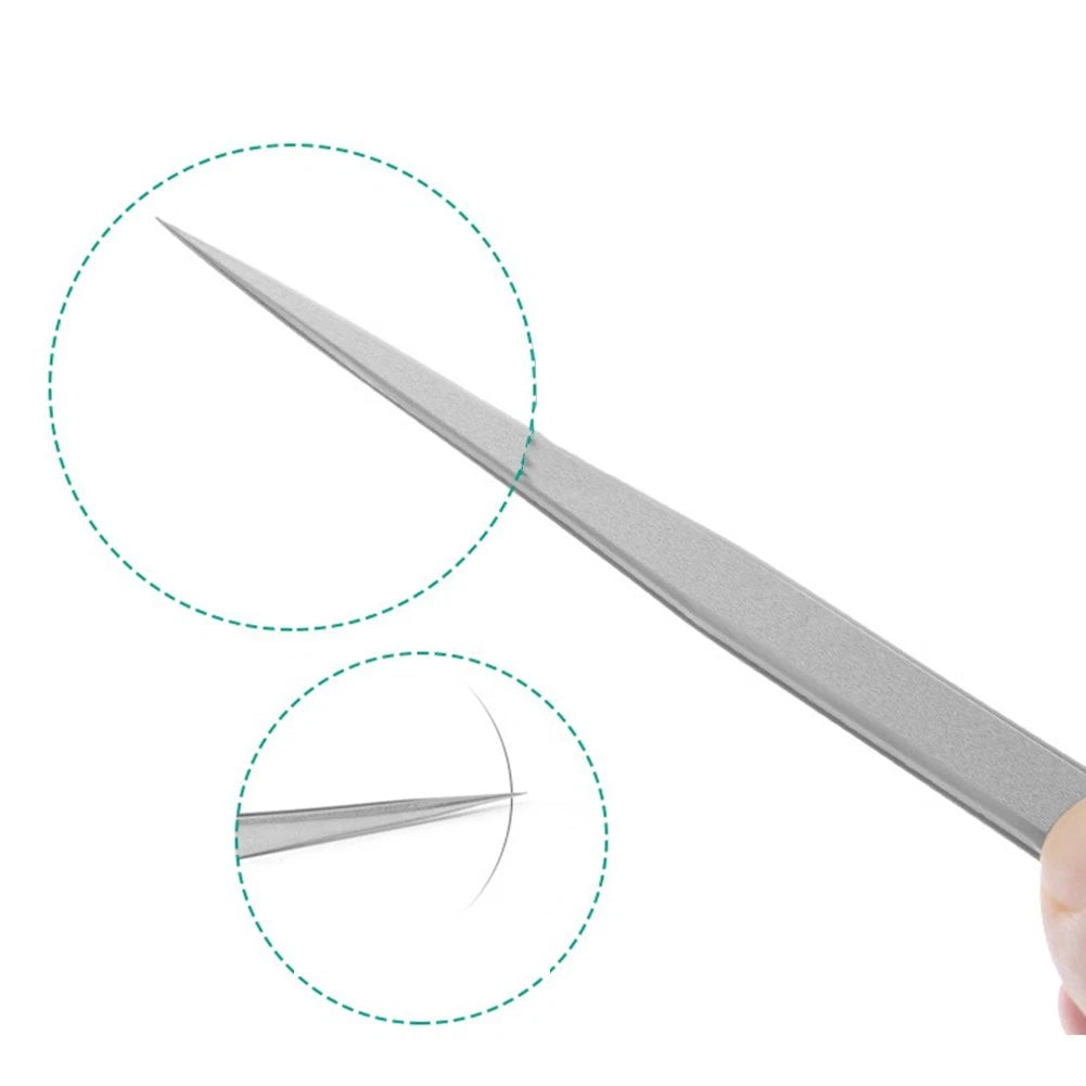 Fine Tip Stainless Steel Tweezers for Precise Repairs
