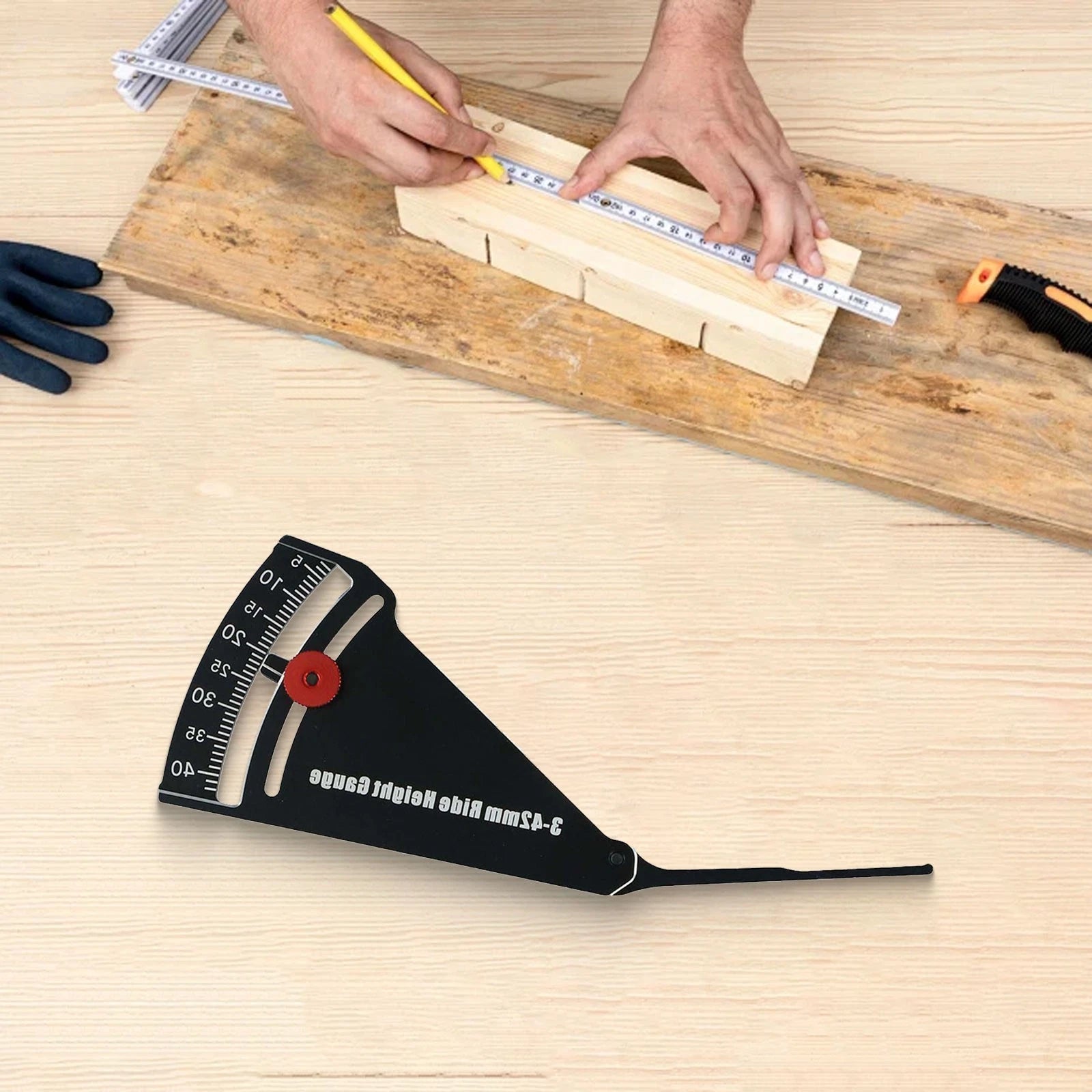 Measurement Tool for RC Car (Sturdy Aluminum)