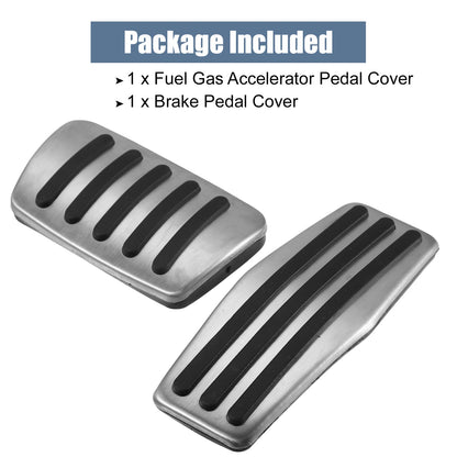 2X Brake Pedal Pad Gas Accelerator Cover for Buick LaCrosse (2010–2016)