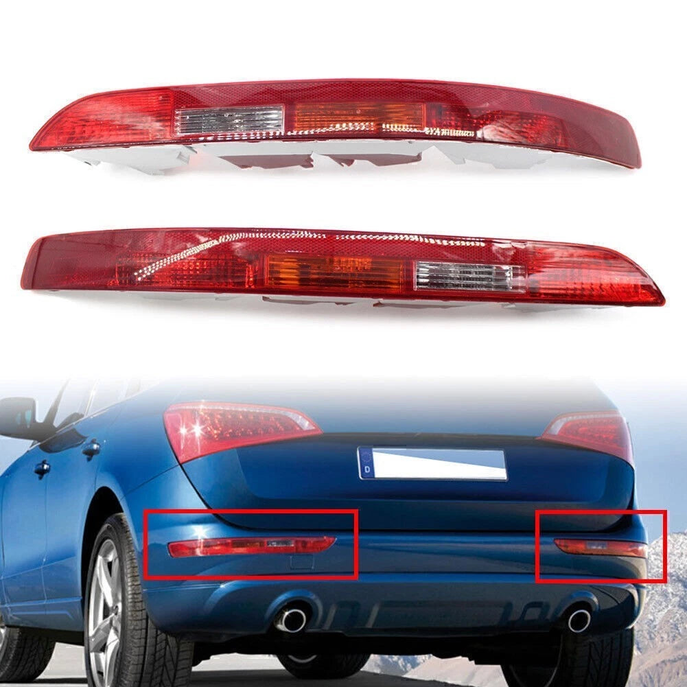 Pair Rear Bumper Tail Light Brake Stop Lamp for Audi Q5 (2009–2017)