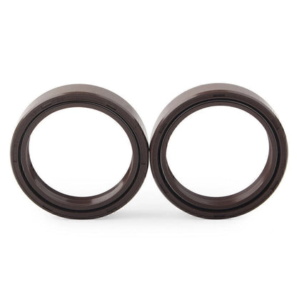 2X Front Fork Damper Shock Absorber Oil Seals for Motorcycle (37X50-11MM)