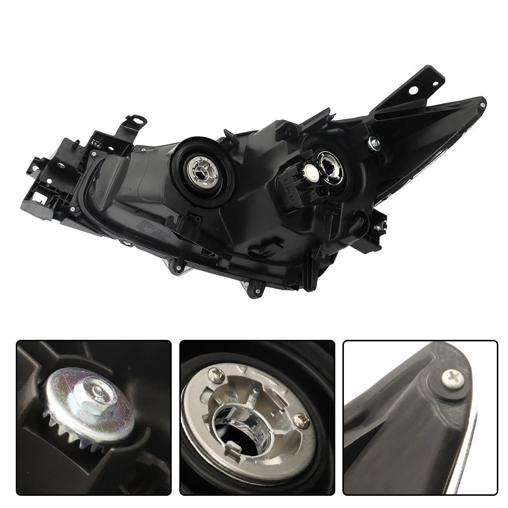 Headlamp Right Passenger Side for Mazda 3 (2017–2018) Halogen Assembly