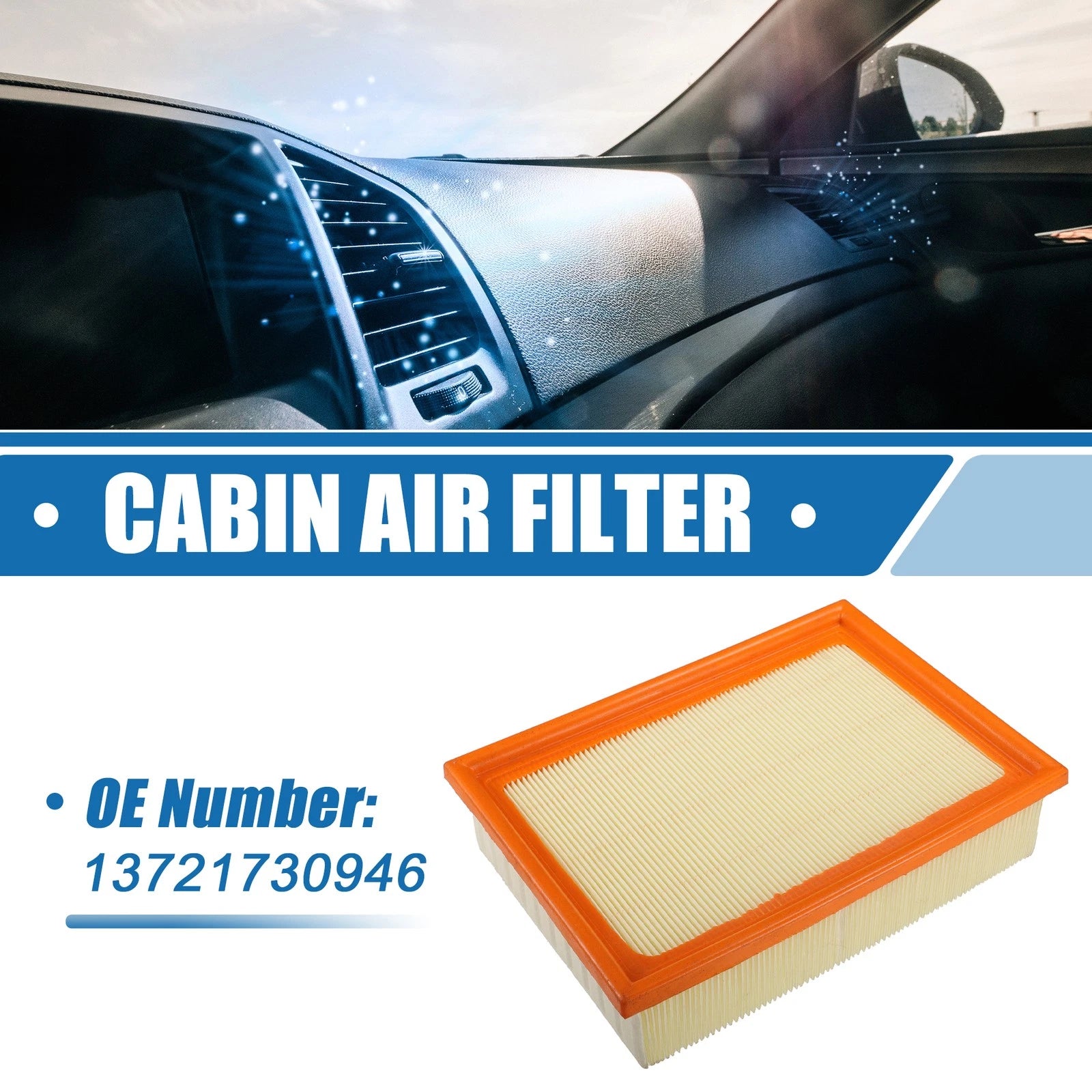 Car Cabin Air Filter Replacement for BMW 323i Base Sedan (2007–2008)
