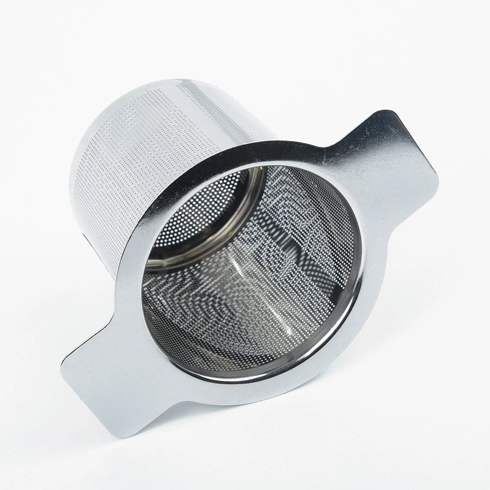 1 PC Stainless-Steel Dual-Ear Fine Mesh Filter Tea Infuser for UK